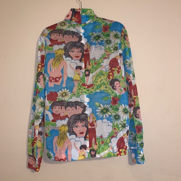 Prada Jersey Turtleneck Flashback Print. - Picture 2 of 5